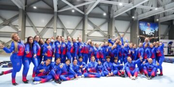 Gimnasia equipada con indumentaria de vanguardia 