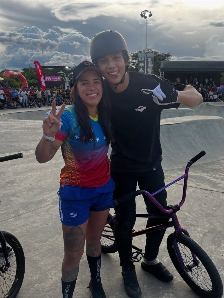 Venezuela y Brasil dominaron BMX libre