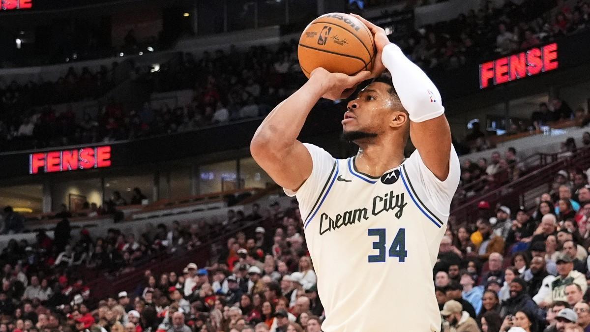 Giannis Antetokounmpo, durante el partido
