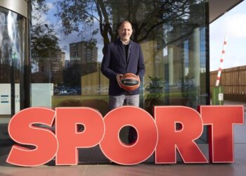 Chus Bueno visitó la redacción de SPORT para avanzar los proyectos que tiene en mente para la Euroliga