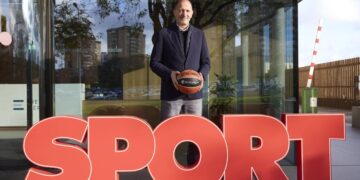 Chus Bueno visitó la redacción de SPORT para avanzar los proyectos que tiene en mente para la Euroliga