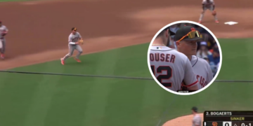 Matt chapman explota contra su compañero tras costoso error