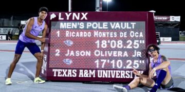 Montes de Oca estableció plusmarca en garrocha