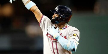 Ronald Acuña Jr. arranca lento en la temporada de los Bravos