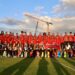Fútbol femenino de colgó la dorada