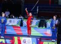 Mia Garcés conquistó oro en gimnasia